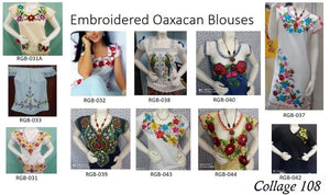 Collage 108 Embroidered  Blouses New