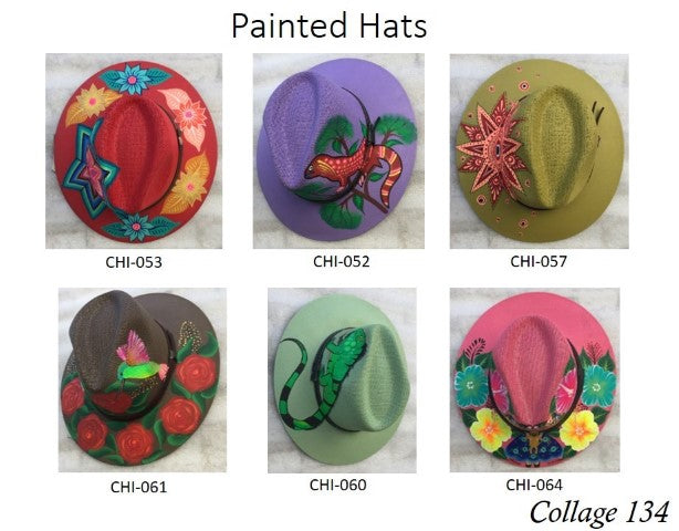 Collage 134 Painted Hats