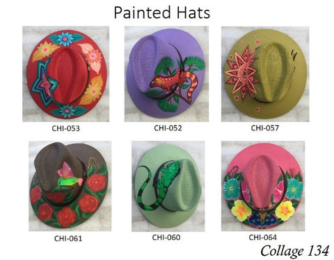 Collage 134 Painted Hats