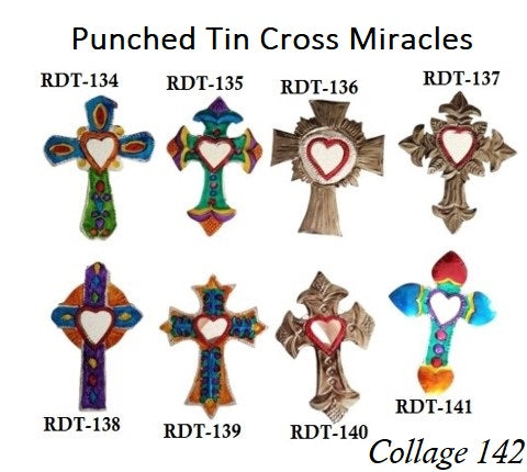 Collage 142 Punched Tin Cross Miracles