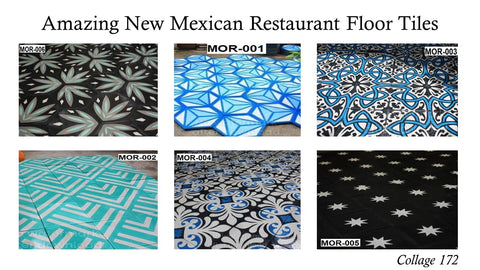 Collage 172 Amazing New Mexican Restaurant Floor Tiles