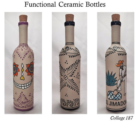 Collage 187 Functional Ceramic Bottles