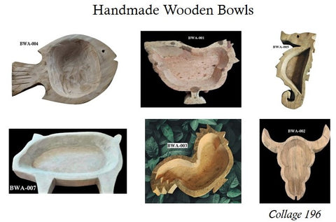 Collage 196 Handmade Wooden Bowls