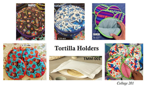 Collage 201  Tortilla Holders