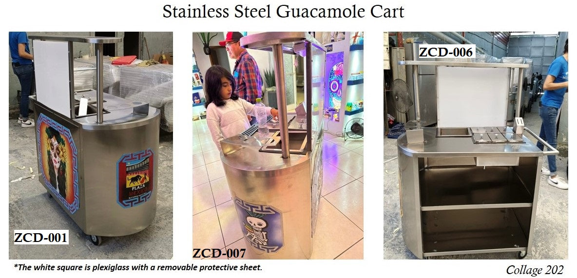 Collage 202 Stainless Steel Guacamole Cart