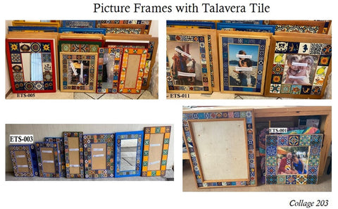 Collage 203  Picture Frames with Talavera Tile