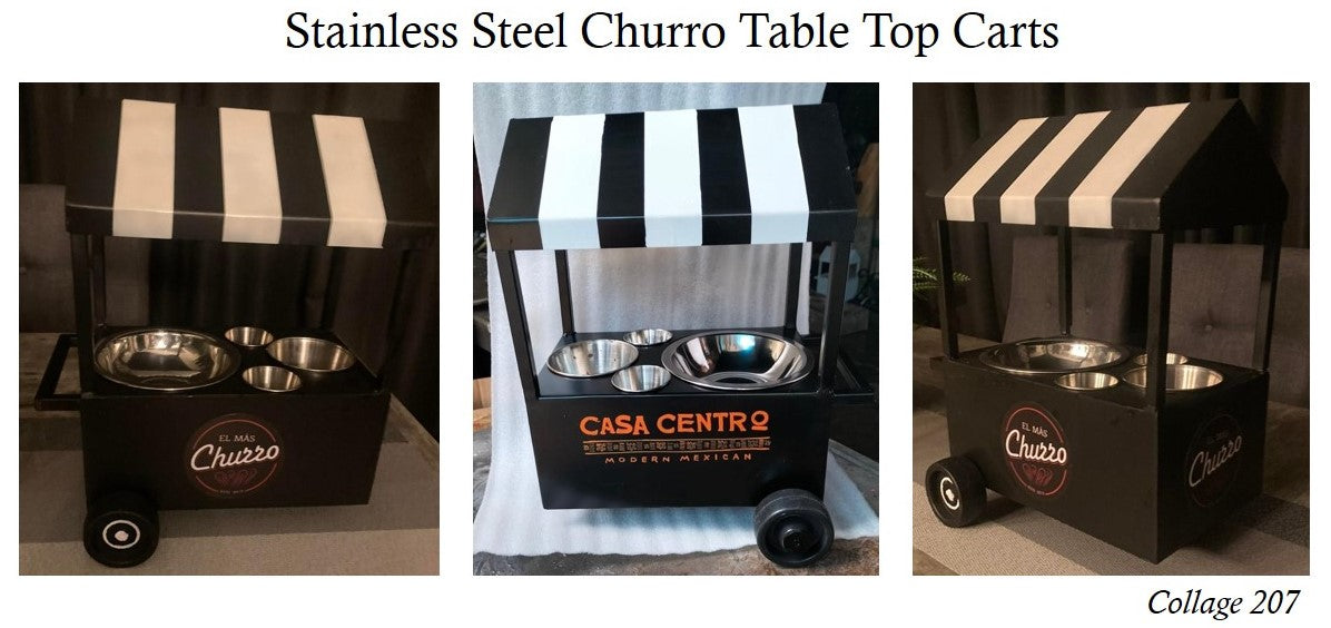 Collage 207 Stainless Steel Churro Table Top Carts