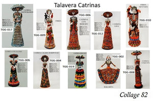 Collage 82 Talavera Catrinas New