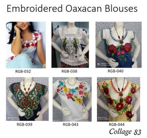 Collage 83 Embroidered Blouses