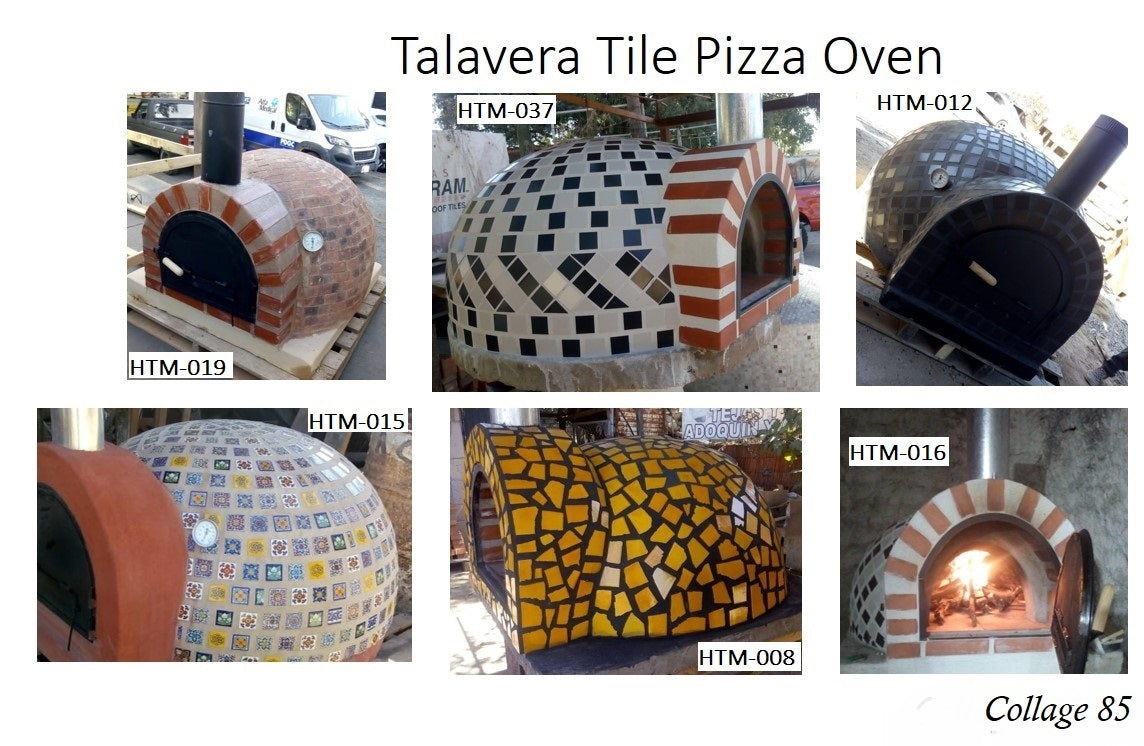 Collage 85 Talavera Tile Pizza Oven New