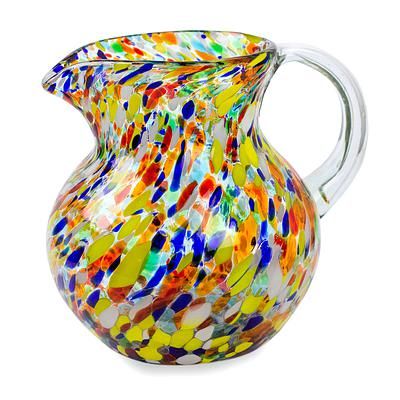 BGX-614 Fat Boy Pitcher Glass Confettii 