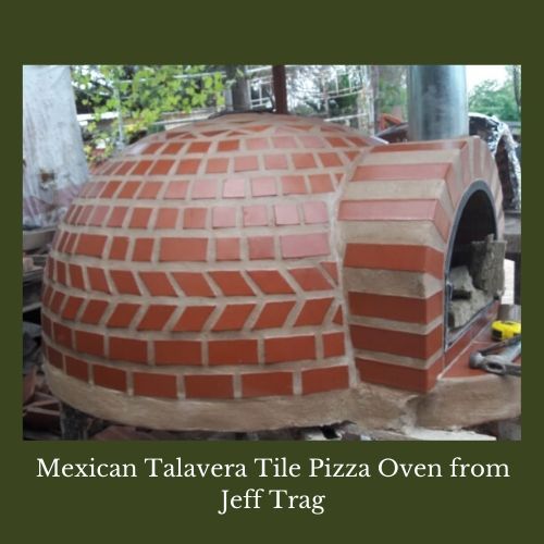 Mexican Talavera tile Pizza Oven from Jeff Trag
