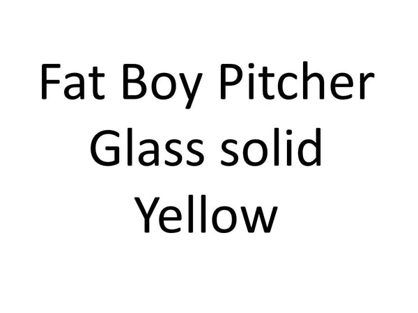 BGX-613 Fat Boy Pitcher Glass solid color