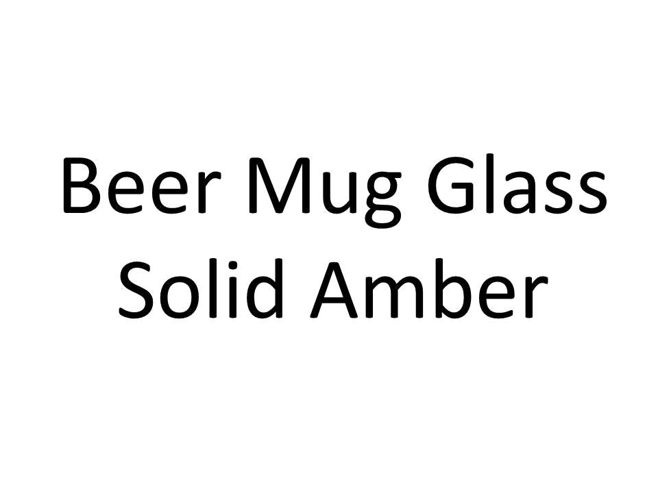 BGX-503 Beer Mug Glass solid color