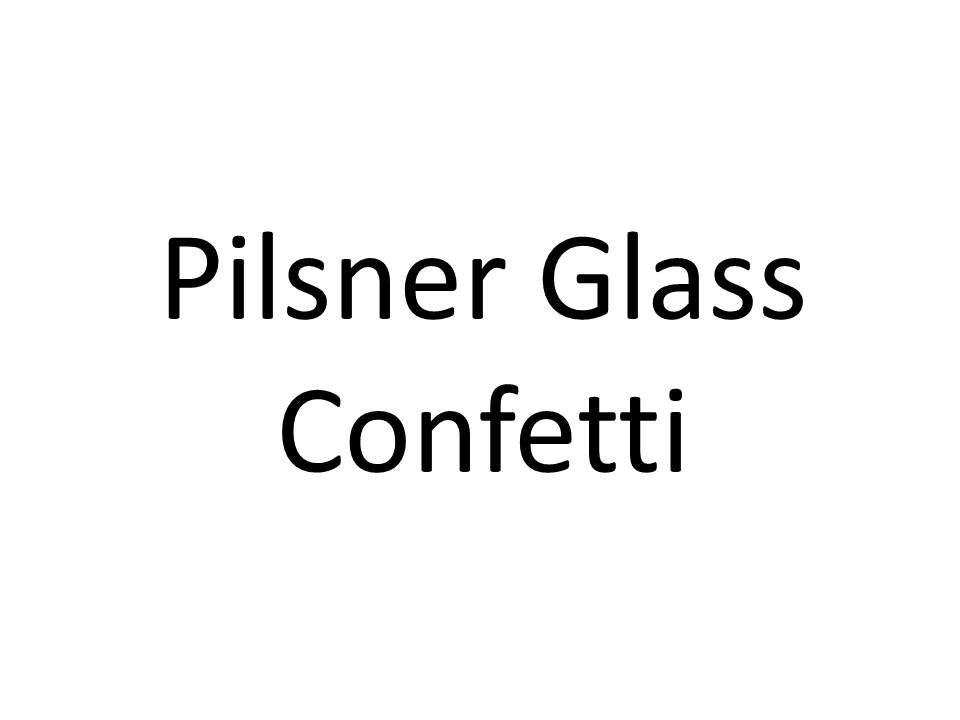 BGX-514 Pilsner Glass Confetti