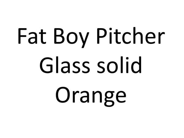 BGX-613 Fat Boy Pitcher Glass solid color