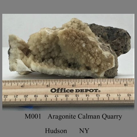 M0001 Aragonite Calman Quarry Hudson NY 