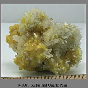 M0018 Sulfur and Quartz Peru