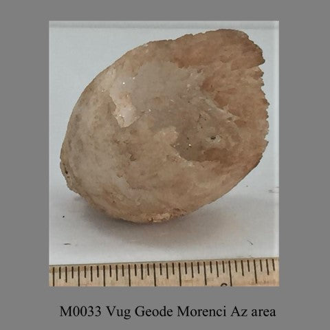 M0033 Vug Geode Morenci Az área