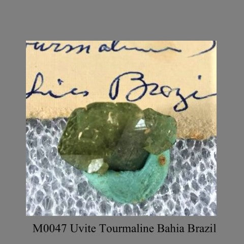 M0047 Uvite Tourmaline Bahia Brazil