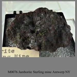 M0076 Jamborite Sterling mine Antwerp NY