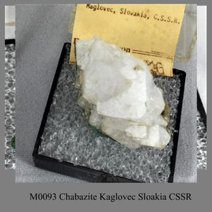 M0093 Chabazite Kaglovec Sloakia CSSR