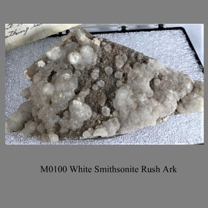 M0100 White Smithsonite Rush Ark