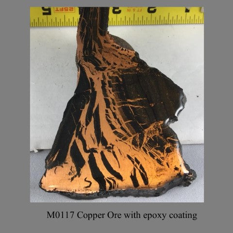 M0117 Copper Ore with epoxy coating