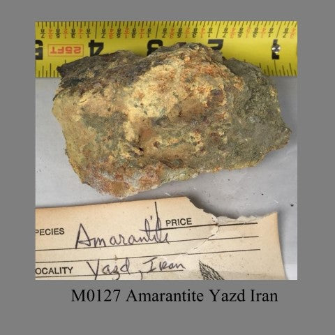 M0127 Amarantite Yazd Iran