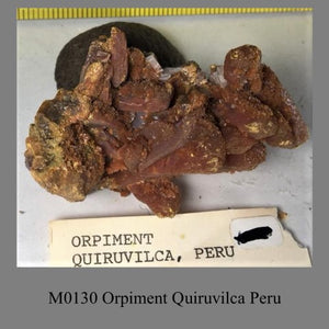 M0130 Orpiment Quiruvilca Peru