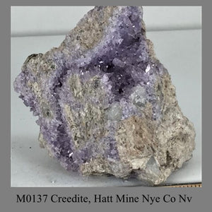 M0137 Creedite, Hatt Mine Nye Co Nv