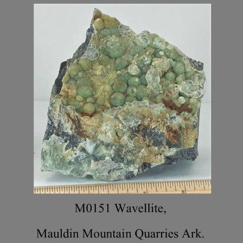 M0151 Wavellite, Mauldin Mountain Quarries Ark.