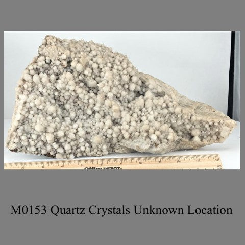 M0153 Quartz Crystals Unknown Location