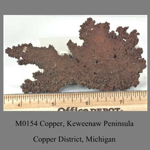 M0154 Copper Keweenaw Peninsula Copper District, Michigan