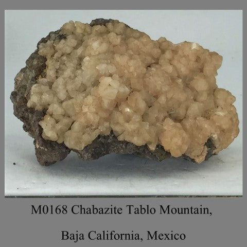 M0168 Chabazite Tablo Mountain, Baja California, Mexico