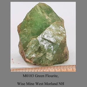 M0183 Green Flourite Wise Mine West Morland NH