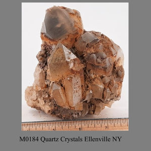 M0184 Quartz Crystals Ellenville NY