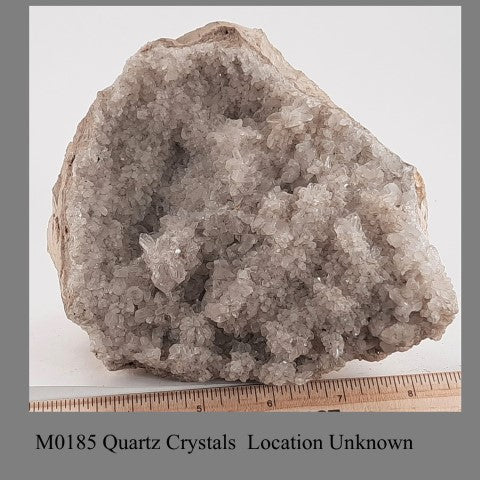 M0185 Quartz Crystals  Location Unknown