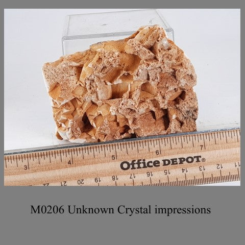 M0206 Unknown Crystal impressions