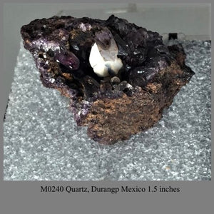 M0240 Quartz, Durangp Mexico 1.5 inches