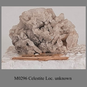 M0296 Celestite Loc. unknown