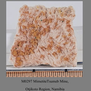 M0297 MimetiteTsumeb Mine, Otjikoto Region, Namibia