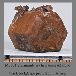 M0301 Sturmanite n`chawaning #2 mine black rock,Cape prov. South Africa