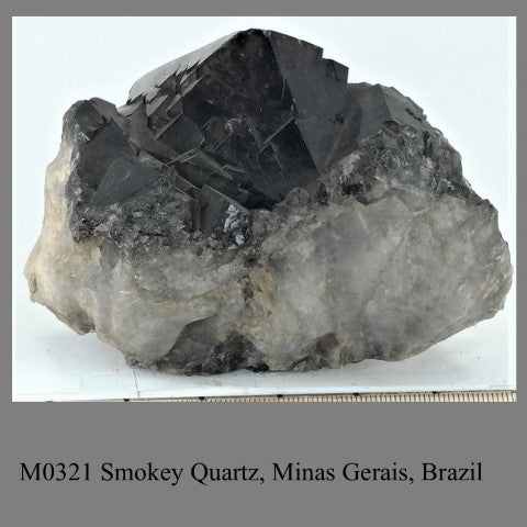 M0321 Smokey Quartz, Minas Gerais, Brazil