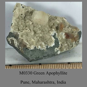 M0330 Green Apophyllite Pune, Maharashtra, India