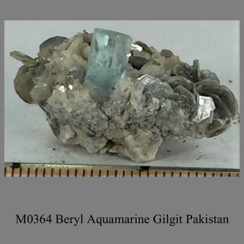 M0364 Beryl Aquamarine Gilgit Pakistan