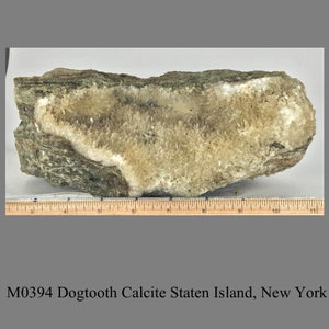 M0394 Dogtooth Calcite Staten Island, New York