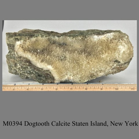 M0394 Dogtooth Calcite Staten Island, New York