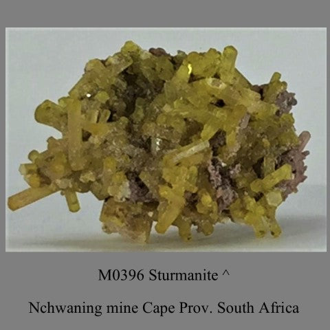 M0396 Sturmanite Nchwaning mine Cape Prov. South Africa