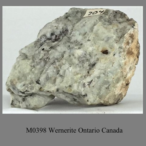 M0398 Wernerite Ontario Canada